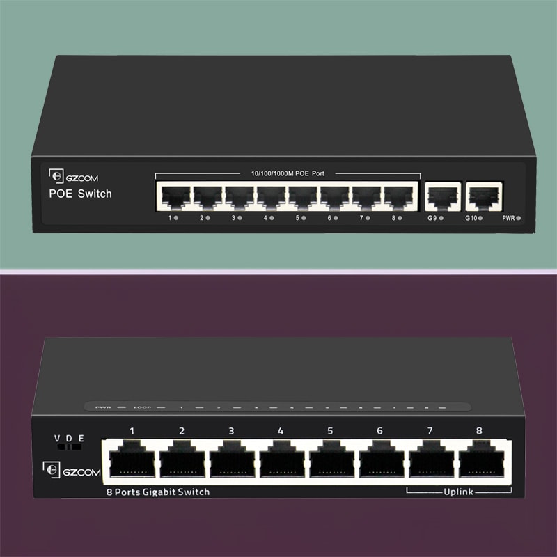 What is the difference between a PoE switch and a normal switch?