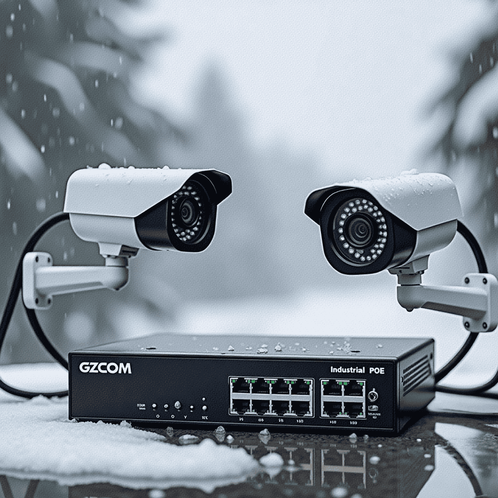  Industrial 8 Port PoE Switch: Reliable Power & Data for Harsh Environments