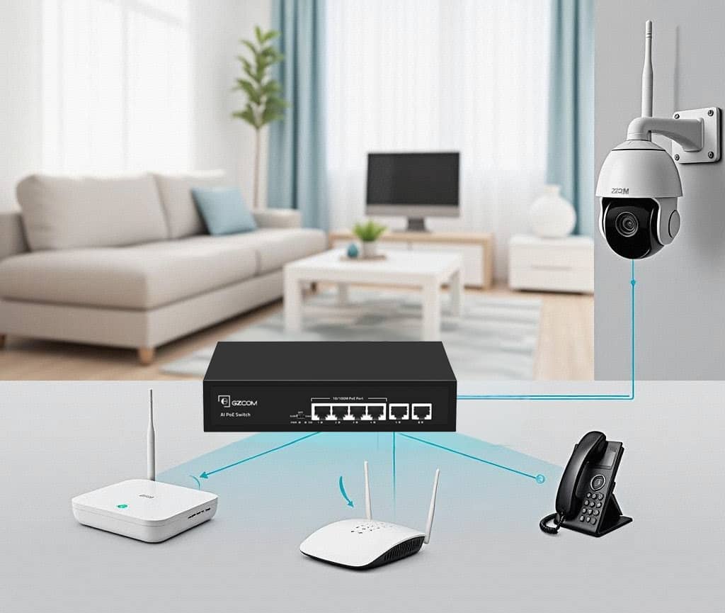 Enhance Your Smart Home with a 4 Port PoE Switch