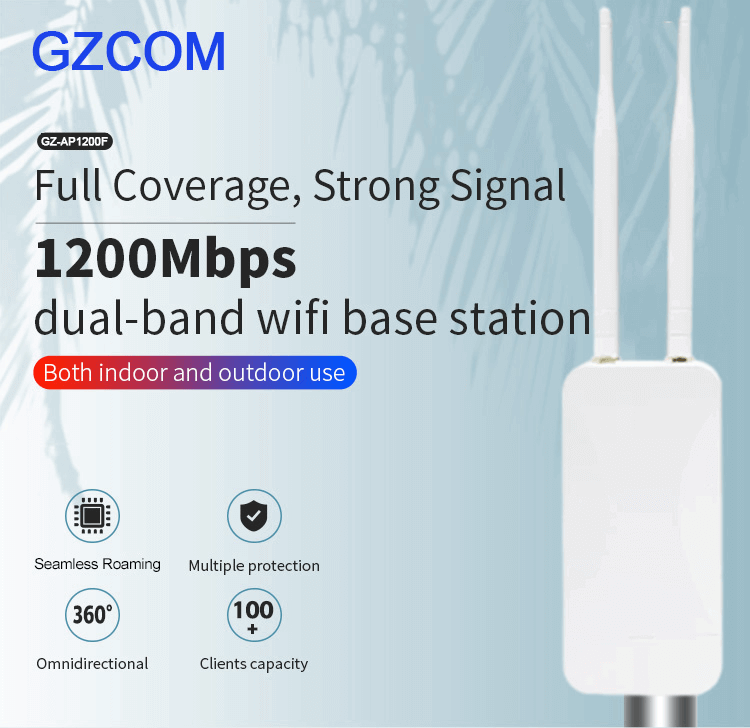 Outdoor Access Point Wireless Dual Band1200Mbps  ——GZ-AP1200F