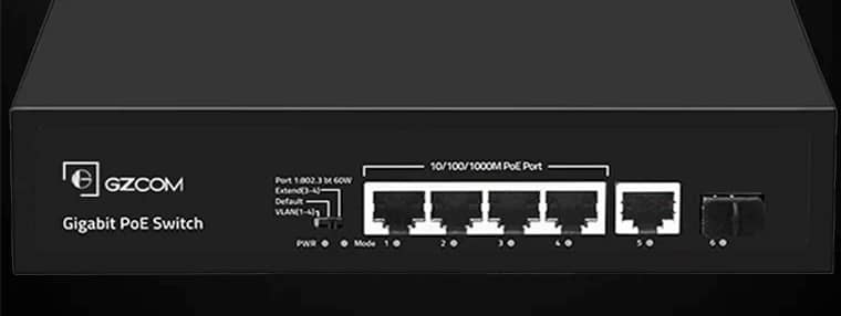 Gigabit 4 Port PoE Switches