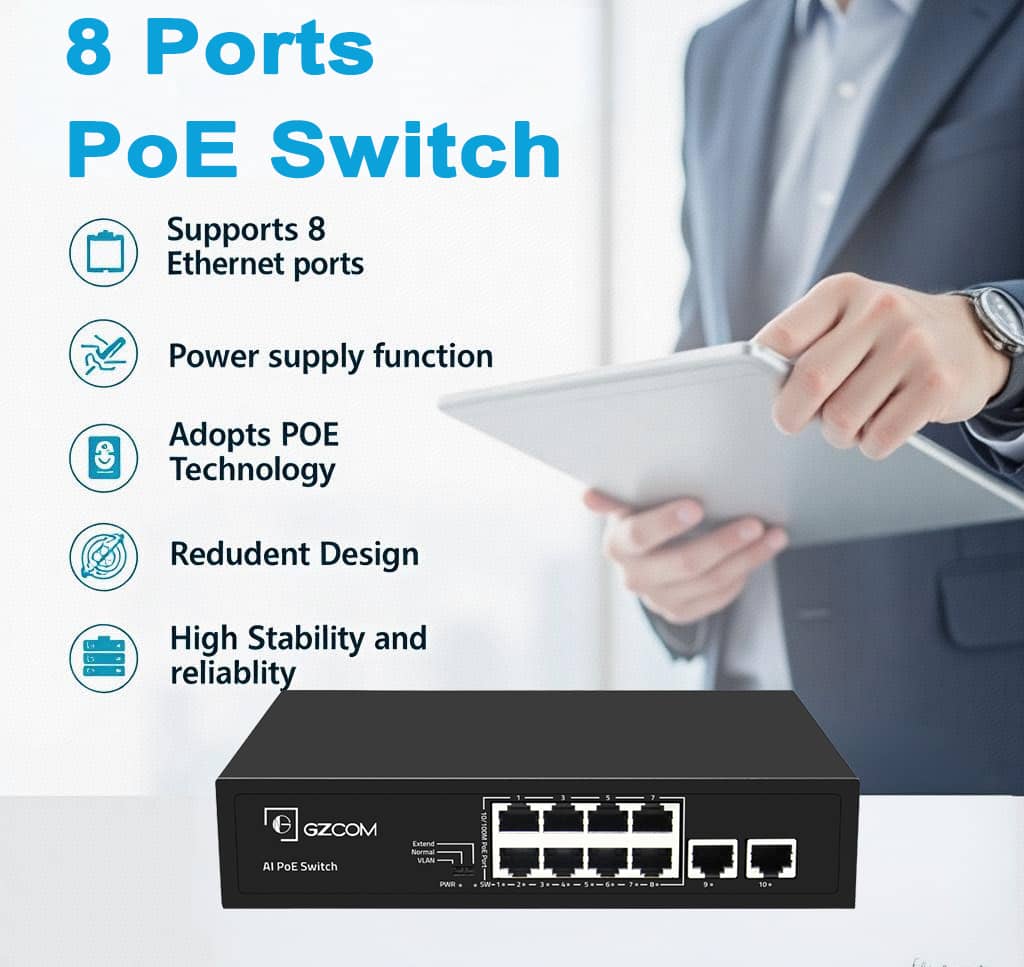 Buying an 8 Port PoE Switch: Essential Features Checklist