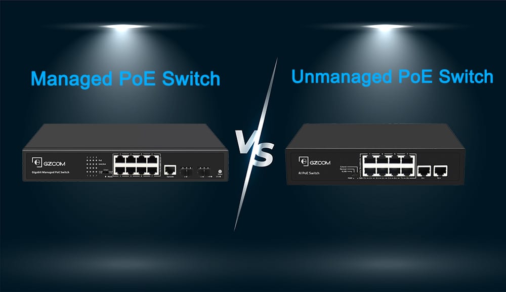 Managed PoE Switch vs. Unmanaged PoE Switch