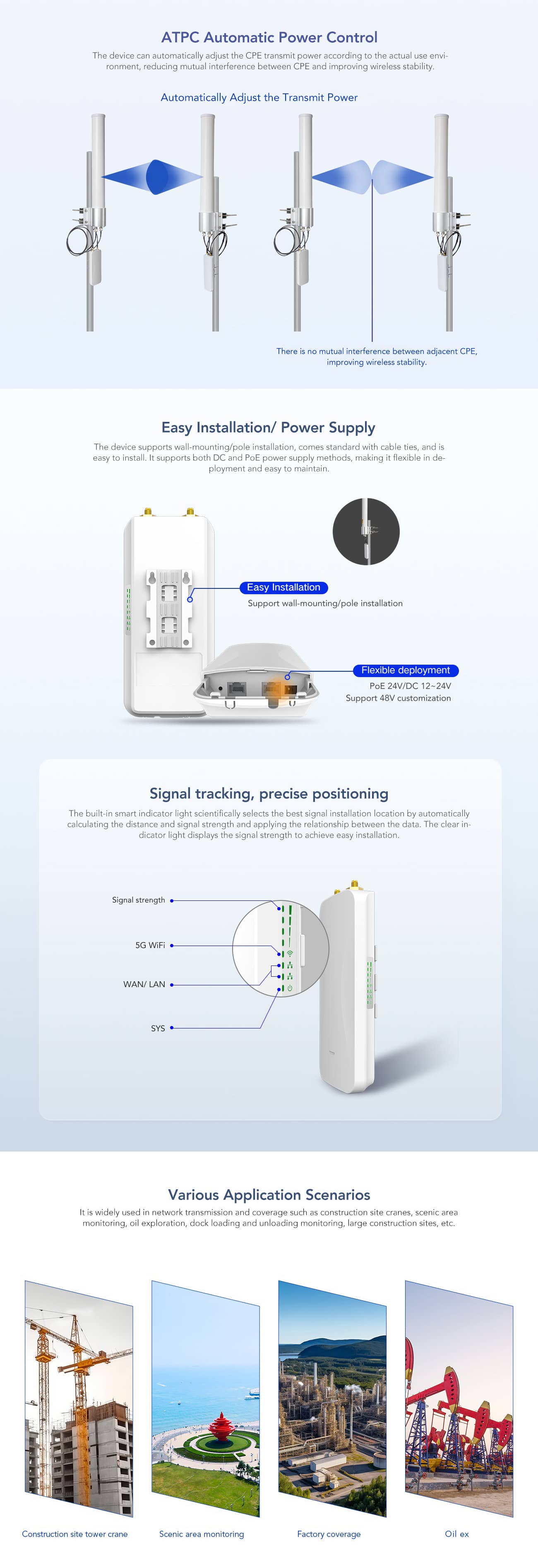 3900M PTMP Base Station Wireless Bridge