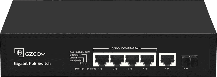 unmanaged Gigabit poe+ 4 port switch
