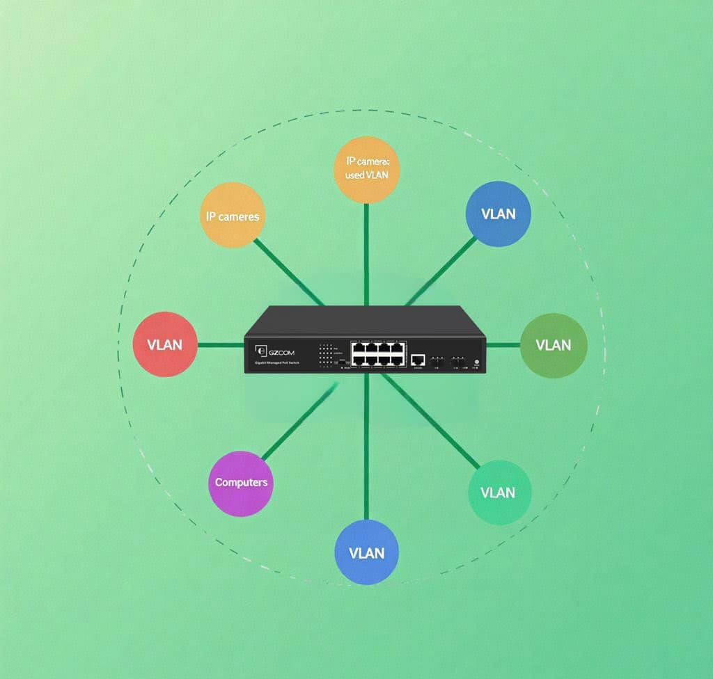 Managed 8 Port Gigabit PoE Switch